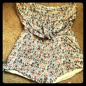 Lush romper ruffle
